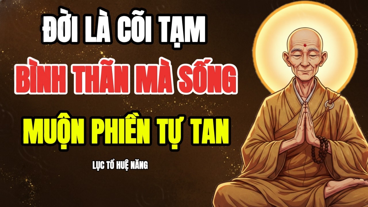 LỤC TỔ HUỆ NĂNG - ĐỜI LÀ CÕI TẠM, BÌNH THẢN MÀ SỐNG MUỘN PHIỀN TỰ TAN | PHẬT TẠI TÂM