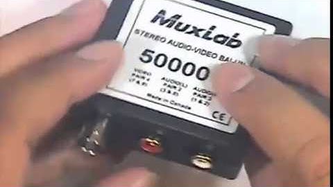 Video and Stereo Audio over Cat5e Muxlab 500001