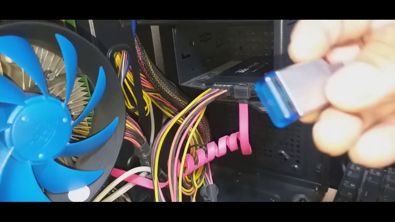 PART 1 how to replace/ format/ HDD into SSD solid state drive and how ...