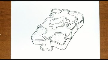 How To Draw FRENCH TOAST Step by Step