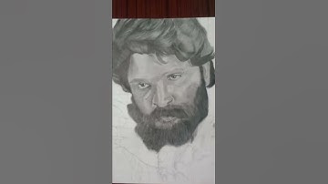 Drawing Allu Arjun as Pushpa#shorts#pushpa#allu arjun/teri jhalak sarfi srivalli naina madak marfi