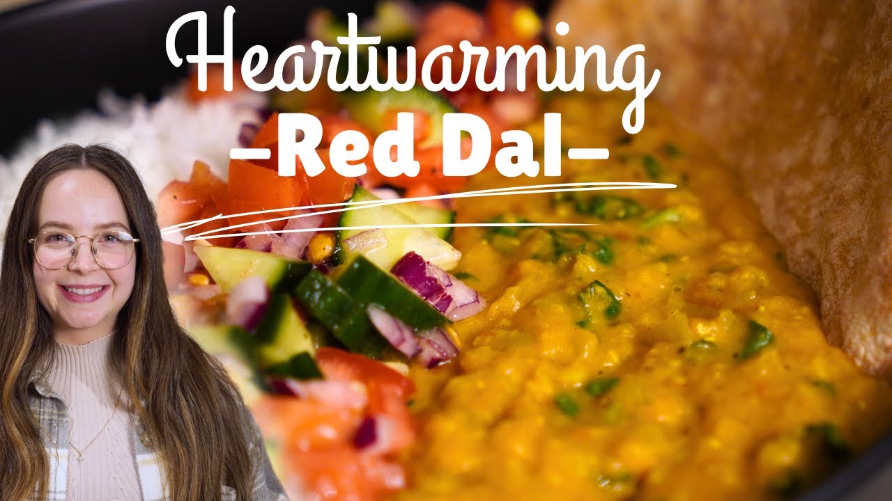 🥘Heartwarming Red Dal | Vegan, Budget Friendly Dinner!