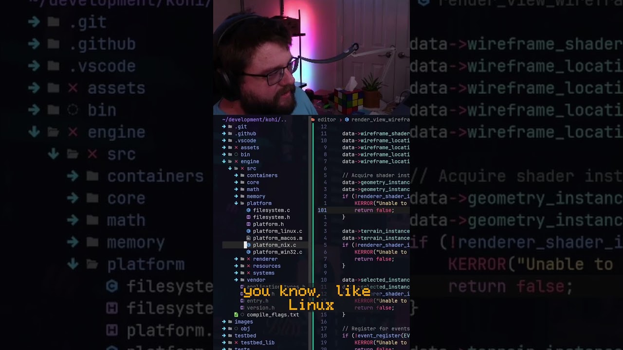 A Game Engine is Basically A Library #gamedev #gameengine #coding