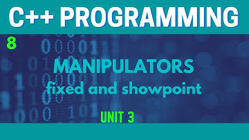 Fixed and showpoint Manipulators in C++(Urdu/Hindi)