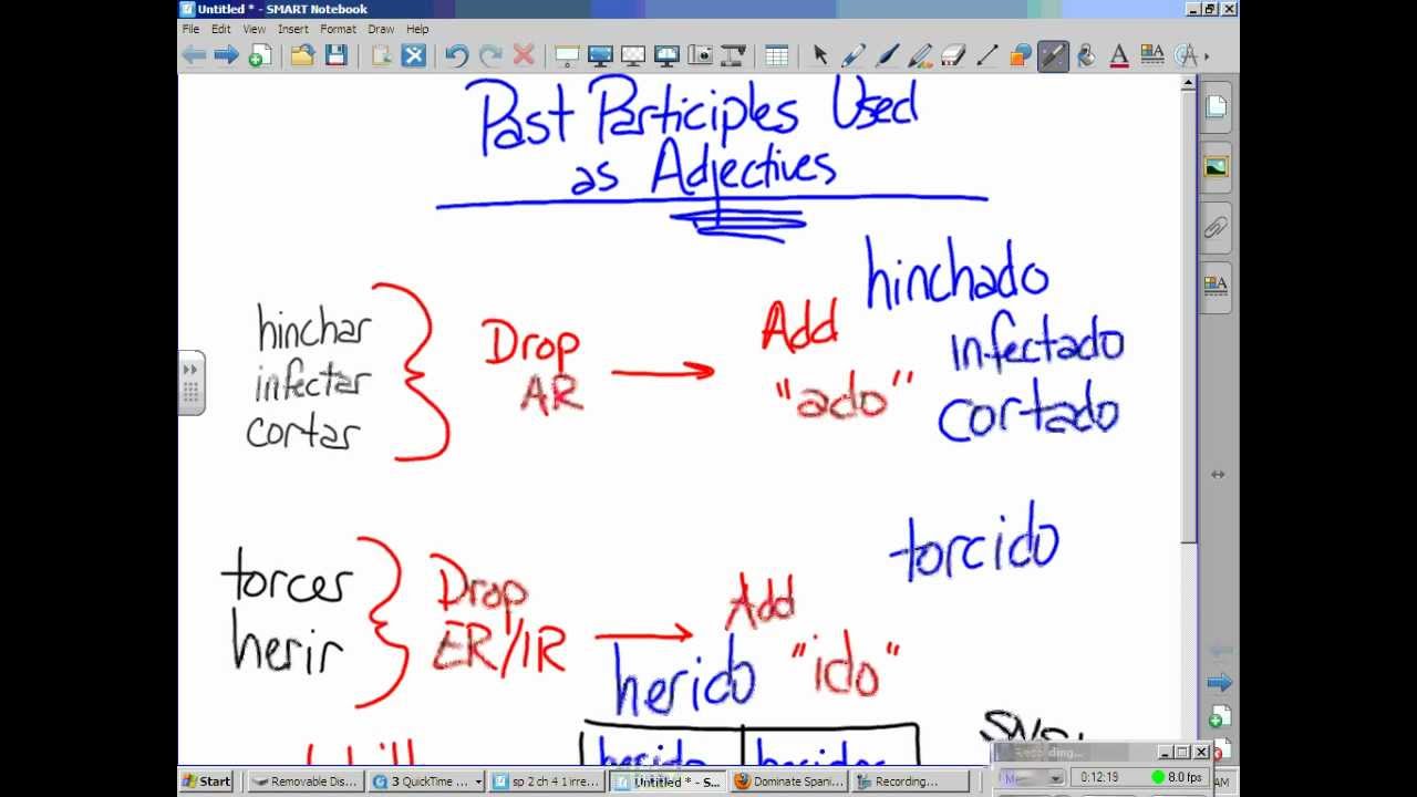 past-participles-as-adjectives-in-spanish-youtube