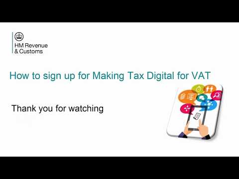 HMRC MTD Sign up