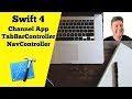 Swift 4: The Channel App, Customer TabBarController and NavigationController