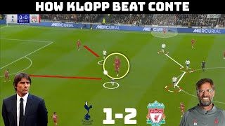 Klopp's Tactics vs Conte's Tactics | Tactical analysis : Tottenham 1-2 Liverpool |