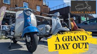 The day we rode with big bikes on our #lambretta