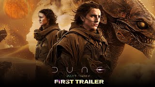 DUNE: PART THREE – Teaser Trailer (2026) Timothée Chalamet, Zendaya | Warner Bros