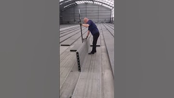 Precast hollow core slab transportation process #short #machinery #tools