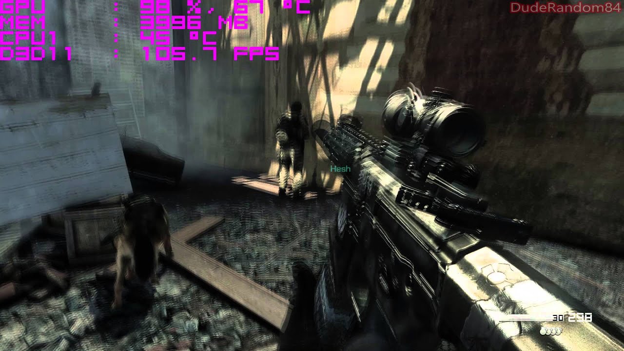 Call Of Duty Ghosts Pc GTX 980 FPS Performance Test Part 2 - YouTube