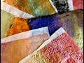 Altered Book ~ "Mark Rothko" Gelli printed Backgrounds