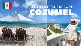 Best way to explore Cozumel Island in Mexico 🇲🇽
