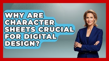 Why Are Character Sheets Crucial For Digital Design? | The Virtual Art Desk News