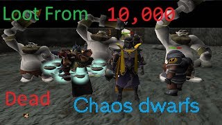 Loot From 10000 Chaos Dwarf / Cannoneers/ Dwogres Battlefield 2014