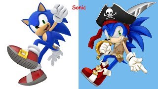 Sonic As Pirates | Sonic In Real Life | Sonic As Fat