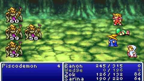 Final Fantasy I & II Dawn of Souls - Final Fantasy - Part 11 - Boss: Piscodemon