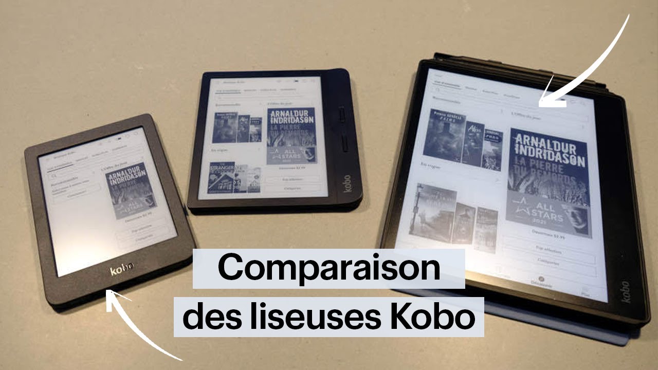 Comparaison des liseuses Kobo - Blogue Best Buy