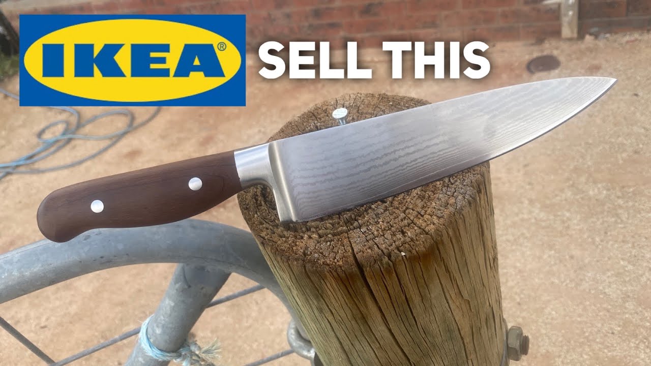 TESTED: Premium VG10 IKEA Chef Knife (BRILJERA) - YouTube