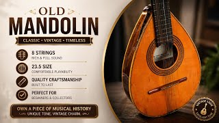 mandolin 8 strings | old mandolin | mandolin - YouTube