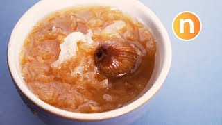 Pear with Snow Fungus Soup | Shredded Pear with White Fungus Soup [Nyonya Cooking]