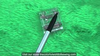 Sewing Textured Fabrics with the Roller Foot by The Colorful World of Sewing 8,154 views 8 years ago 1 minute, 7 seconds