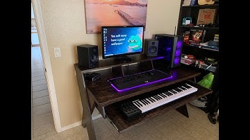 My DIY Platform by Output workstation studio desk build