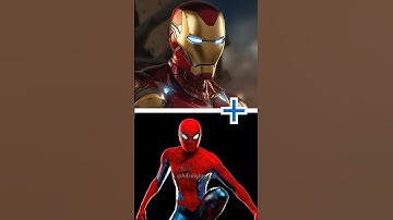 AI COMBINES IRON MAN AND SPIDER MAN #ai #ironman #spiderman #marvel