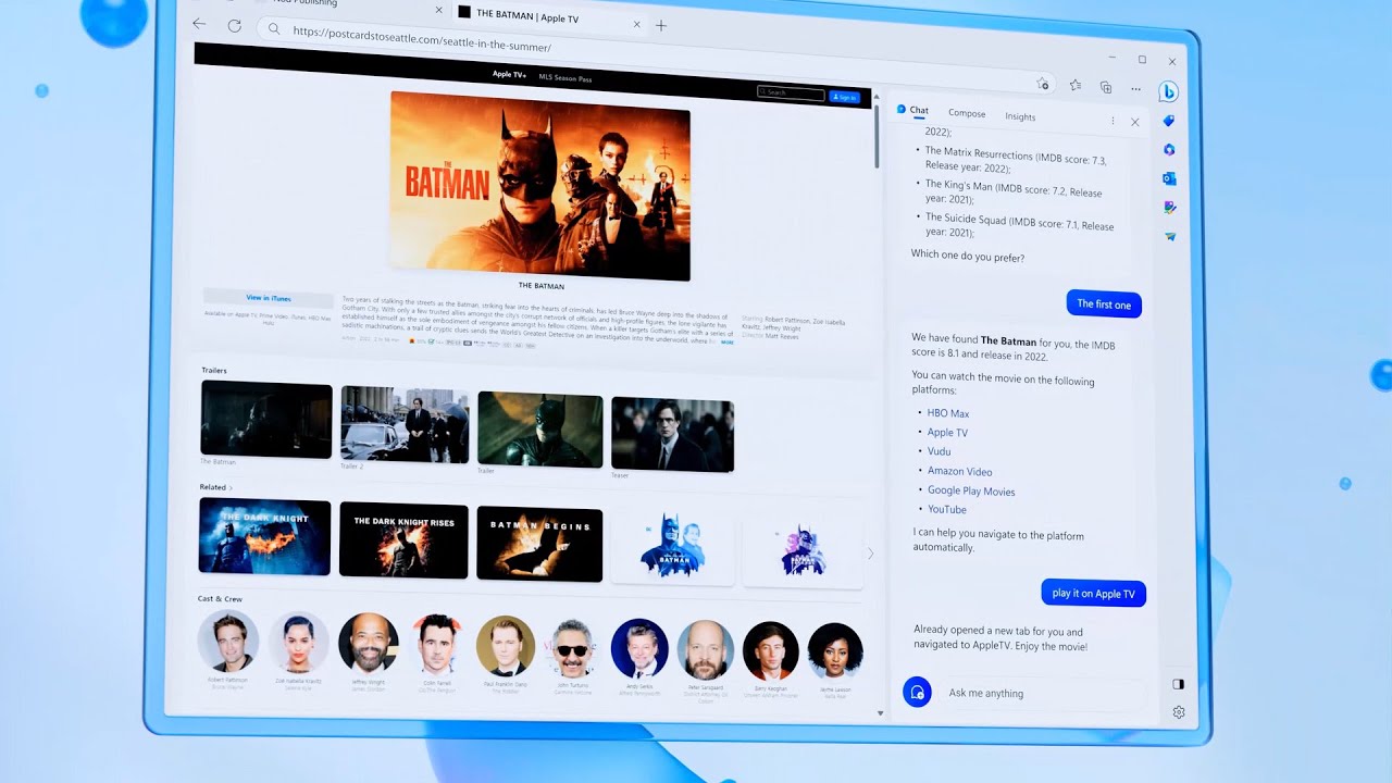 Microsoft Edge gets AI-powered upgrades and these other new features