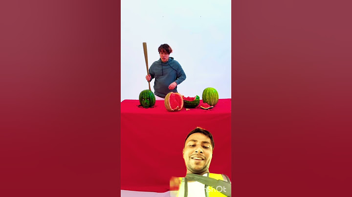 Fake vs. real watermelon. can you guess?✈️