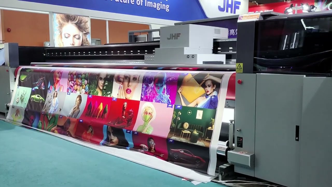 JHF M5300 ultra wide hybrid printer.  