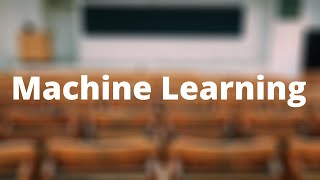 Machine Learning | Short College Work