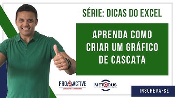 APRENDA COMO CRIAR UM GRÁFICO DE CASCATA