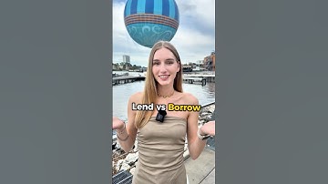 Lend vs borrow 💵 #ariannitalagringa #english #englishspeaking #ingles