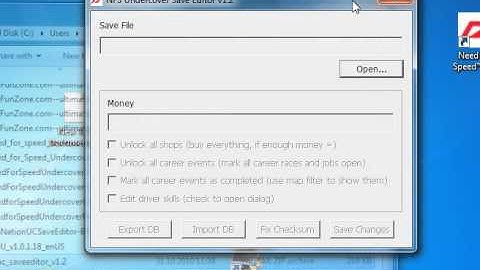 HOW TO EDIT NFS UNDERCOVER SAVE