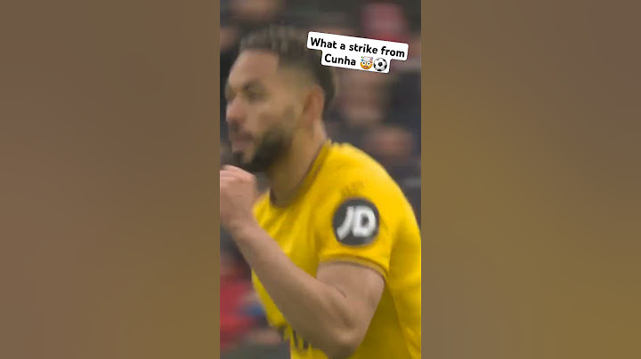 What a strike from Matheus Cunha 🤯💥🥶 #football #premierleague #wolves #cunha #liverpool #goals