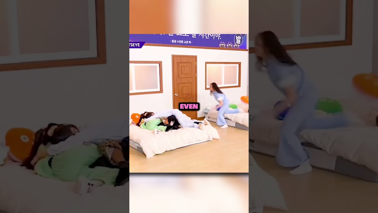 KATSEYE LOSES THEIR MINDS when they SEE a BED!😂