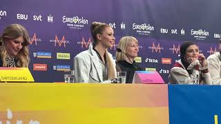 Eurovision 2024: Kaleen at the Press Conference after qualifying SF2