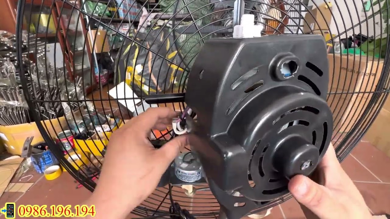 Hướng Dẫn Chi Tiết Cách Lắp Quạt Công Nghiệp Từ Động Cơ Máy Giặt 2023