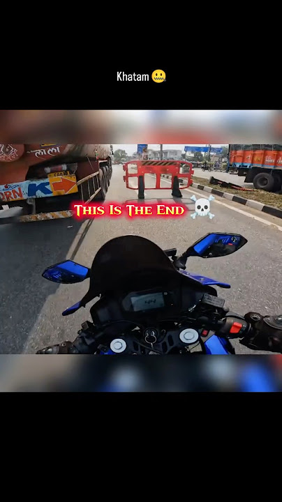 This is The End Bike rider Accident 😱#r15 #bikeaccdint #theend #funny #rider #viralvideo