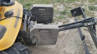 The Perfect Brinly Box Scraper Blade setup for a Garden Tractor