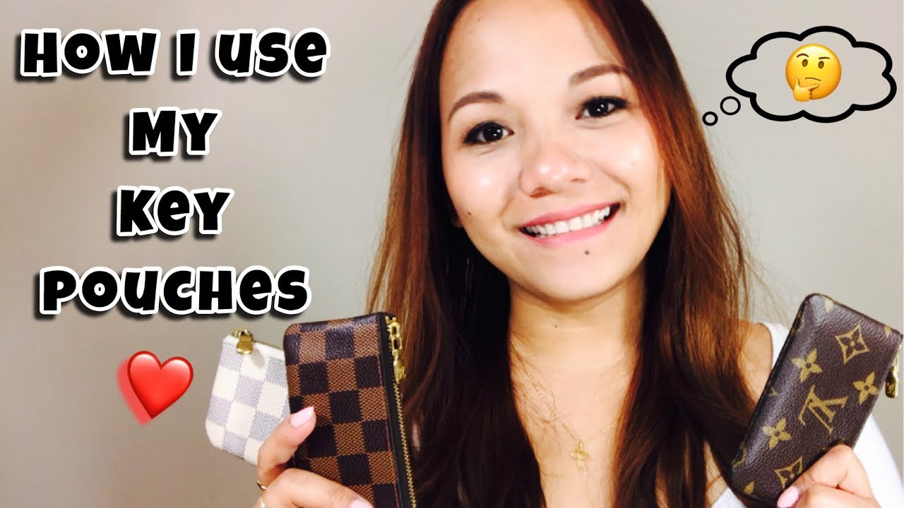 18 Ways To Use the LOUIS VUITTON Key Pouch / Key Cles  What fits inside  the LV Key Pouch? 