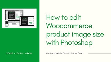 How to Edit Woocommerce Product image size with Photoshop