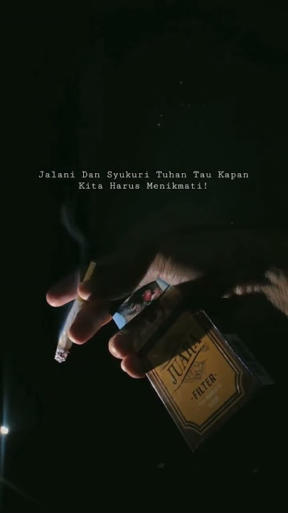 intinya Kita Harus Sabar #rokok #vibes