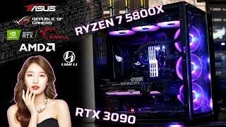 ASUS ROG GAMING PC BUILD LOG - RYZEN 7 5800X + NVIDIA GEFORCE RTX 3090, Lian Li 011 Dynamic Razer