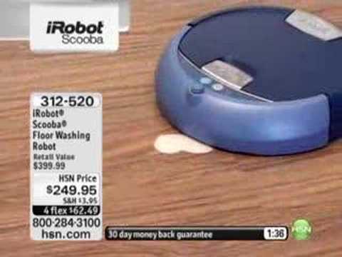 Irobot Scooba Floor Washing Robot Youtube