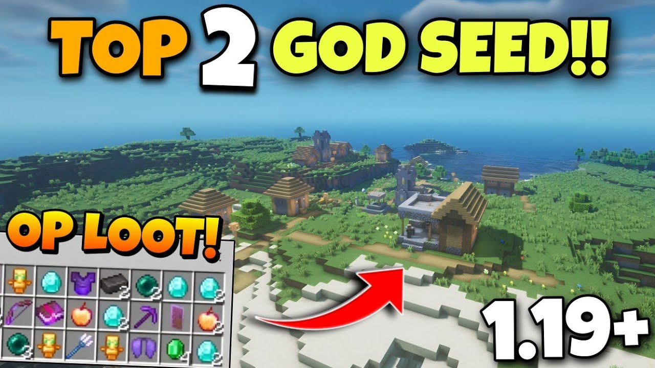 Top 2 God Seeds Minecraft 1.19 +1.20 Pocket Edition And Bedrock | Seed ...
