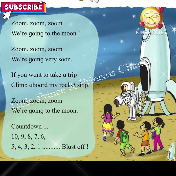 All I Wanna Do Is Zoom Zoom Lyrics Zoom Zoom Zoom We’re going to the moon 2nd Std English Poem with Lyrics