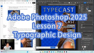Celebrity Adobe Photoshop Classroom in a Book 2025 Lesson 7 - Typographic Design Video Tutorial Profile